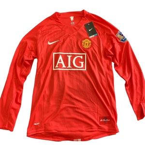 2008 Manchester United Home Retro #7 Ronaldo Jersey